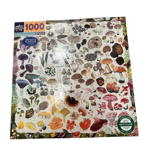 Mushroom Puzzle 1000 Pieces - Picture 1 of 2